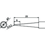 トラスコ中山 グット 替こて先LB型PX6・7/RX7/CXR用（ご注文単位1個）【直送品】