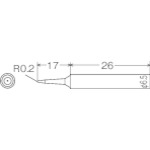 トラスコ中山 グット PX-601/601AS用交換こて先 SB（ご注文単位1個）【直送品】