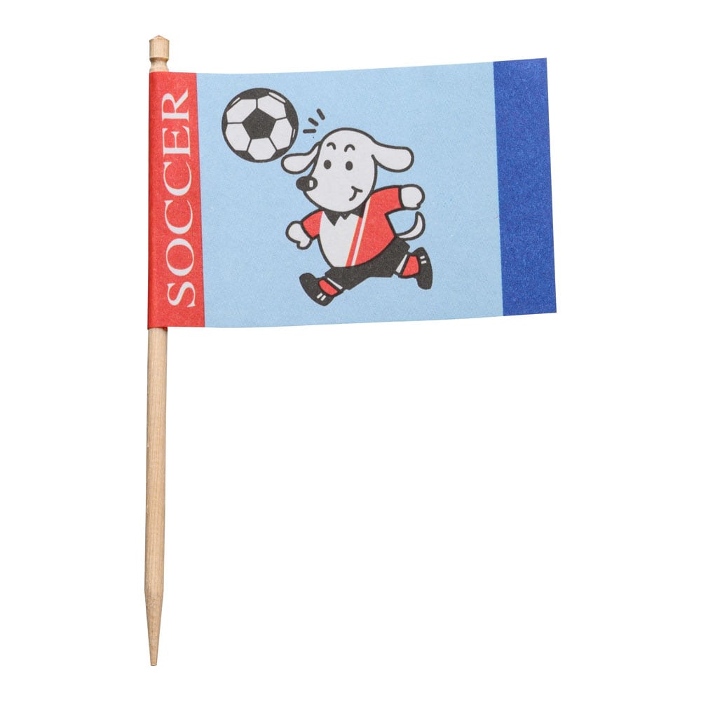 ランチ旗　サッカー（200本入）  1箱（ご注文単位1箱）【直送品】