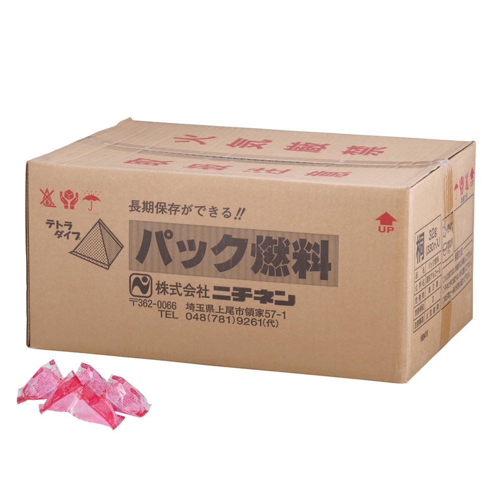 ニチネン　パック燃料 桐（32g） 1箱（ご注文単位1箱）【直送品】