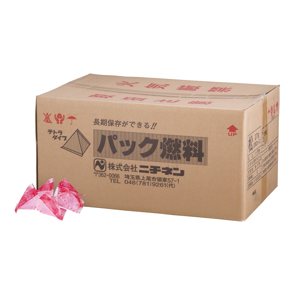 ニチネン　パック燃料 松（27g） 1箱（ご注文単位1箱）【直送品】