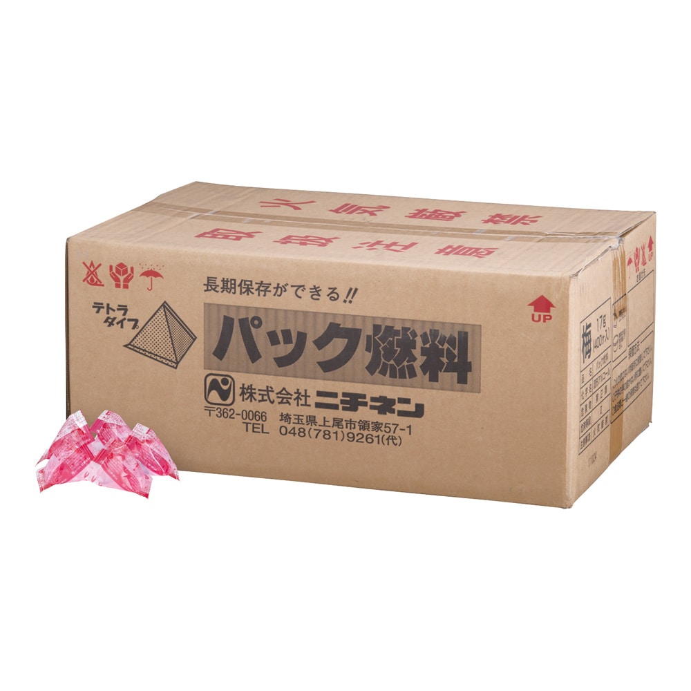 ニチネン　パック燃料 梅（17g） 1箱（ご注文単位1箱）【直送品】