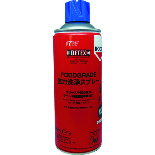 トラスコ中山 デブコン FOODGRADE 強力洗浄スプレー 300ml（ご注文単位1本）【直送品】