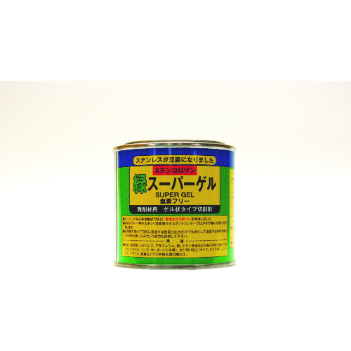 トラスコ中山 BASARA タッピングオイル ステンコロリン緑 スーパーゲル 180g（ご注文単位1缶）【直送品】