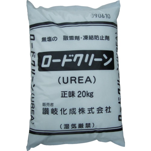 トラスコ中山 讃岐化成 凍結防止剤 ロードクリーンUREA(無塩凍結防止剤)20kg(1袋入)（ご注文単位1袋）【直送品】