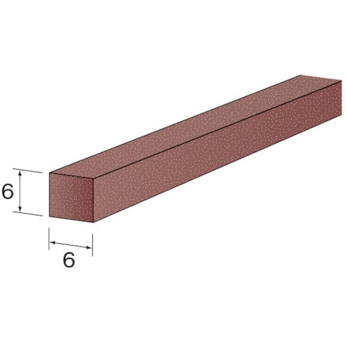 トラスコ中山 ミニモ EDMストーン WA＃400 6×6mm （10個入） 852-9187  (ご注文単位1袋) 【直送品】