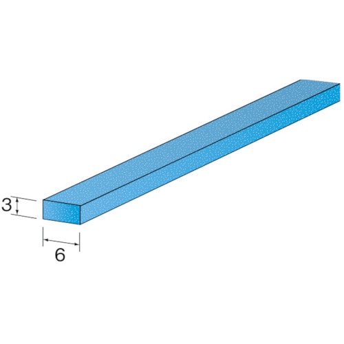 トラスコ中山 ミニモ ブルーストーン WA#180 3×6mm (10個入)（ご注文単位1袋）【直送品】