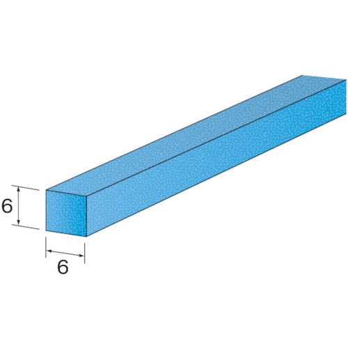 トラスコ中山 ミニモ ブルーストーン WA＃240 6×6mm （10個入） 852-9203  (ご注文単位1袋) 【直送品】