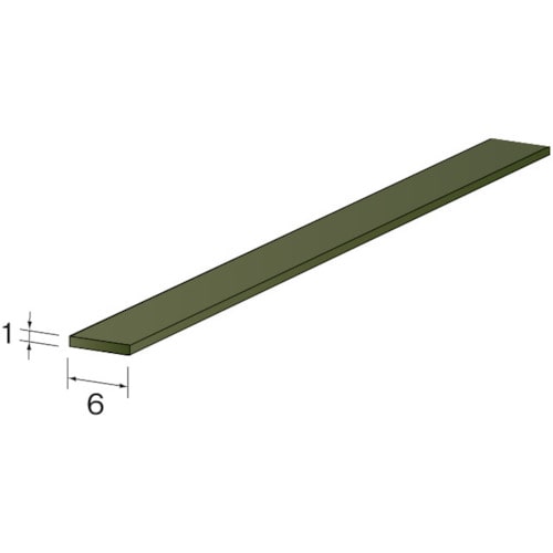 トラスコ中山 ミニモ ダイヤモンドファイバーストーンスティック#800 1×6mm（ご注文単位1本）【直送品】