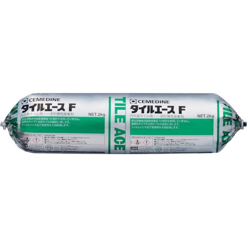 トラスコ中山 セメダイン タイルエースF (ホワイト) MP2kg RE-217（ご注文単位1本）【直送品】