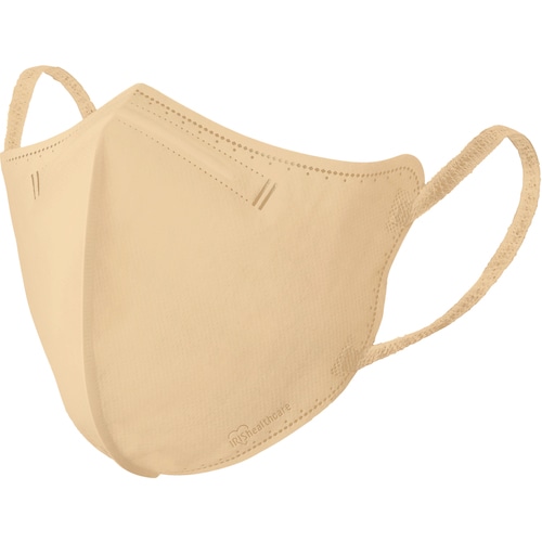 トラスコ中山 IRIS 296471 DAILY FIT MASK  立体 ふつうサイズ 30枚入 シルクベージュ 469-7479  (ご注文単位1箱) 【直送品】