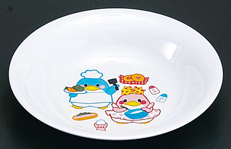 メラミンお子様食器「ベン＆ベティー」 BB-2　　　　　　　カレー皿 1袋（ご注文単位1袋）【直送品】