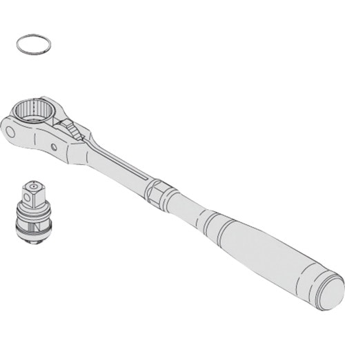 トラスコ中山 TONE スイベルラチェットハンドル用リペアキット（ご注文単位1セット）【直送品】