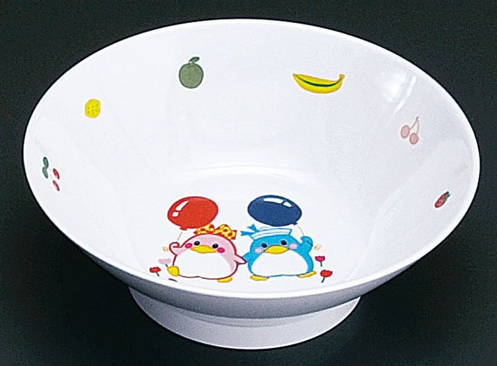 メラミンお子様食器「ベン＆ベティー」 BB-3　　　　　　ラーメン丼 1袋（ご注文単位1袋）【直送品】