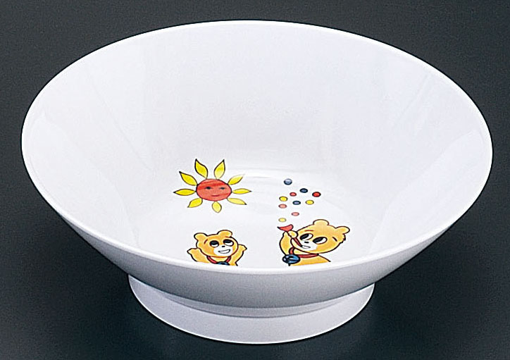 メラミンお子様食器「コロちゃん」 KF-3　　　　　　ラーメン丼 1袋（ご注文単位1袋）【直送品】