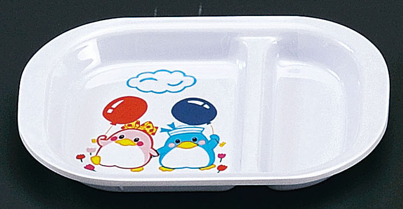 メラミンお子様食器「ベン＆ベティー」 BB-10　　　　　　ランチ皿 1袋（ご注文単位1袋）【直送品】