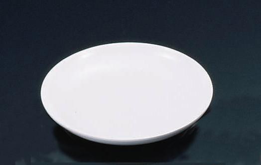 メラミン　給食用パン皿　№44B 白 1袋（ご注文単位1袋）【直送品】