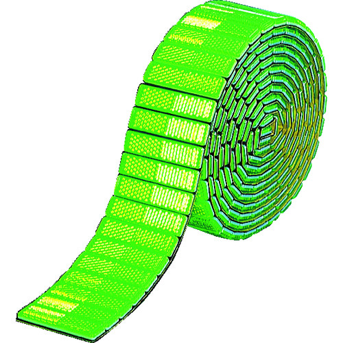 トラスコ中山 キャットアイ レフテープ 50mm×2.5m 緑（ご注文単位1巻）【直送品】