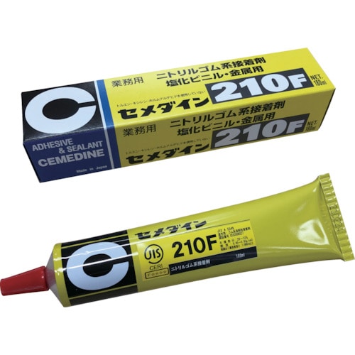 トラスコ中山 セメダイン 210F (淡黄白色)  180ml RS-078（ご注文単位1本）【直送品】