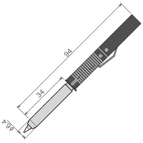 トラスコ中山 グット 温調はんだこてRX-802ASPH用交換こて先　438-0975（ご注文単位1個）【直送品】