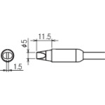 トラスコ中山 グット 交換コテ先(RX-8シリーズ)（ご注文単位1個）【直送品】