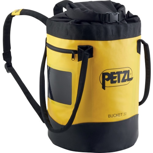 トラスコ中山 PETZL バケット 30 イエロー（ご注文単位1個）【直送品】