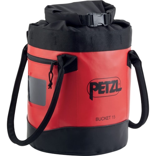 トラスコ中山 PETZL バケット 15 レッド（ご注文単位1個）【直送品】