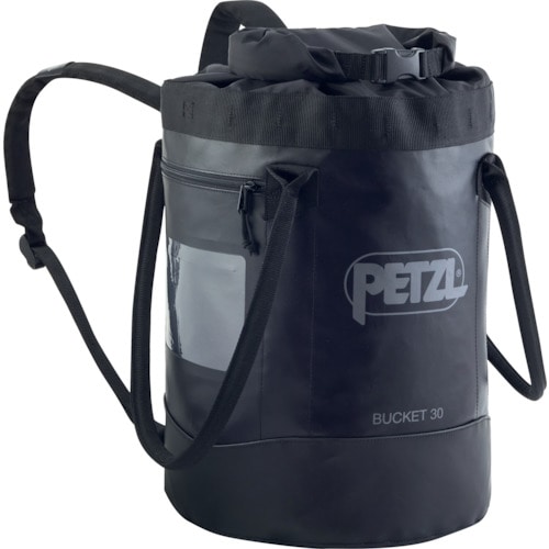 トラスコ中山 PETZL バケット 30 ブラック（ご注文単位1個）【直送品】