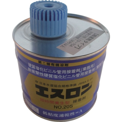 トラスコ中山 エスロン 接着剤 NO.20S 500G（ご注文単位1缶）【直送品】