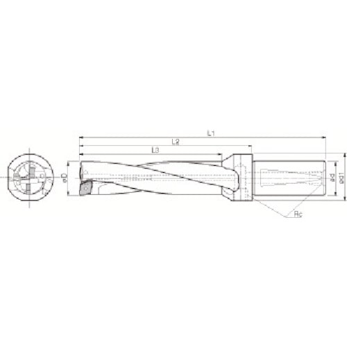 トラスコ中山 京セラ マジックドリル DRZ型用ホルダ 加工深さ4×DC 641-8864 (ご注文単位1個) 【直送品】