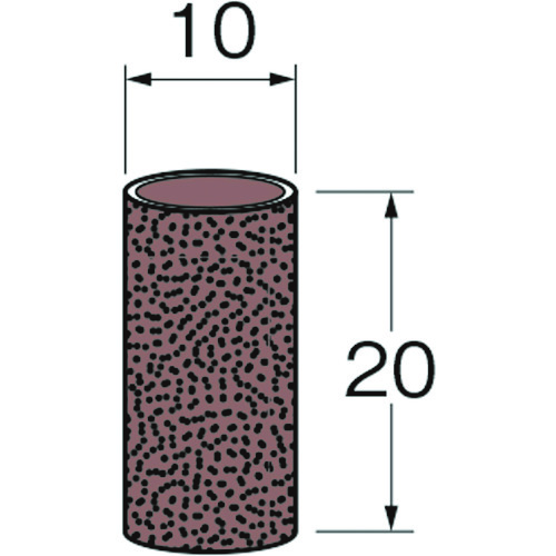 トラスコ中山 リューター ロール外径（mm）：10幅（mm）：20粒度（＃）：240 128-4336  (ご注文単位1袋) 【直送品】