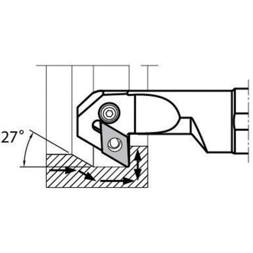 トラスコ中山 京セラ 引き加工用ボーリングバー S－PDZN 653-5291 (ご注文単位1個) 【直送品】