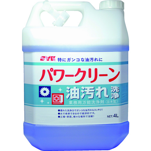 トラスコ中山 SYK パワークリーン 4L（ご注文単位1個）【直送品】