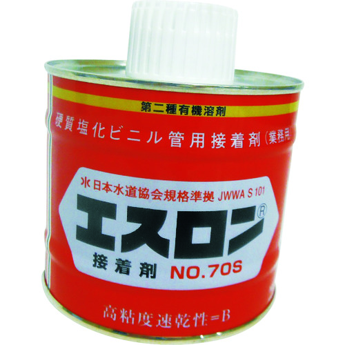 トラスコ中山 エスロン 接着剤 NO.70S 500G（ご注文単位1缶）【直送品】