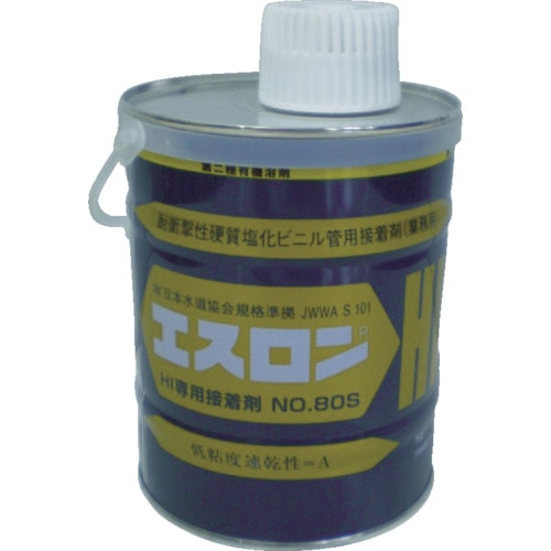 トラスコ中山 エスロン 接着剤 NO.80S 1kg（ご注文単位1缶）【直送品】