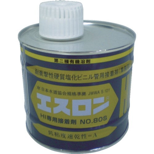 トラスコ中山 エスロン 接着剤 NO.80S 500g（ご注文単位1缶）【直送品】