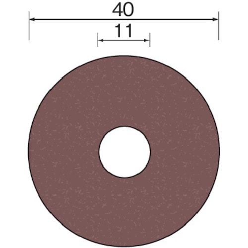 トラスコ中山 ミニモ サンドペーパーディスク#240 φ40 (100枚入)（ご注文単位1袋）【直送品】