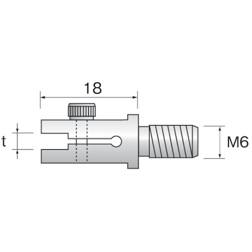 トラスコ中山 ミニモ ホルダー t＝1mm (2本入)（ご注文単位1袋）【直送品】