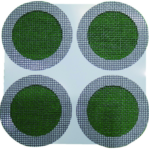トラスコ中山 IWATANI 創進 網戸補修シート グレー丸形小 8枚入り 781-2531  (ご注文単位1パック) 【直送品】