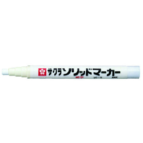 トラスコ中山 サクラ ソリッドマーカー 細字 白（ご注文単位1本）【直送品】