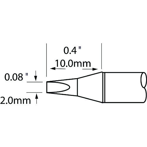 トラスコ中山 メトカル Metcal MFR-1110・2210シリーズ チップカートリッジ　146-9210（ご注文単位1本）【直送品】