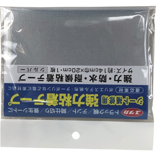 トラスコ中山 ユタカメイク シート補修用強力粘着テープ シルバー 14cm×20cm（ご注文単位1枚）【直送品】