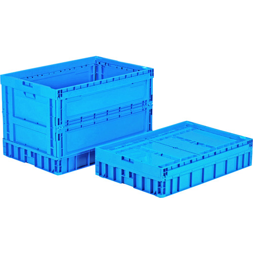 トラスコ中山 サンコー 折りたたみコンテナー 559770 オリコンP300B ブルー（ご注文単位1個）【直送品】