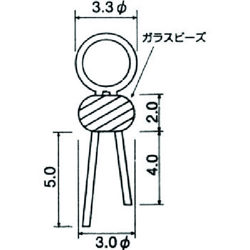 トラスコ中山 サンハヤト オシロプローブ用チェック端子　193-5090（ご注文単位1袋）【直送品】