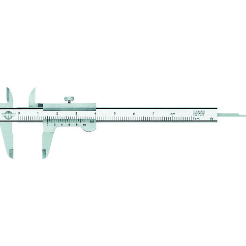 トラスコ中山 カノン モーゼル型ノギス70mm（ご注文単位1本）【直送品】