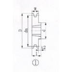 トラスコ中山 EVN ブッシングプーリー SPA 118mm 溝数1（ご注文単位1個）【直送品】