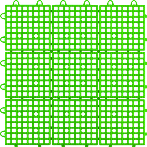 トラスコ中山 ワタナベ タイル システムスクエアー 30×30cm グリーン（ご注文単位1枚）【直送品】