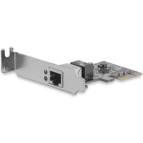 トラスコ中山 スターテック LANカード/PCIe/x1/1x RJ45/10/100/1000Mb/Win ＆ Mac/LP（ご注文単位1箱）【直送品】