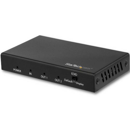 トラスコ中山 スターテック ビデオスプリッター／HDMI／1入力2出力／4K60Hz／EDID／HDCP 2.2 497-5416  (ご注文単位1箱) 【直送品】