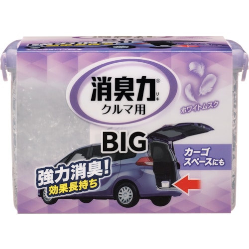 トラスコ中山 エステー クルマの消臭力 BIG900G ホワイトムスク 254-1234  (ご注文単位1個) 【直送品】